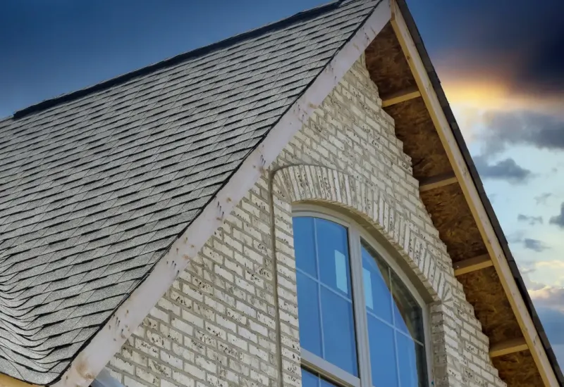 Residential roof.